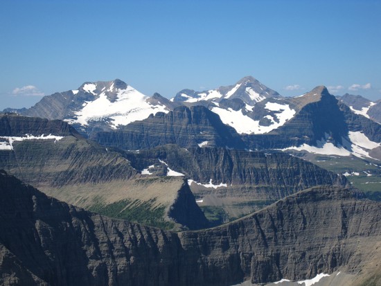 Mount James, Amphitheatre Mountain, and Little Amp