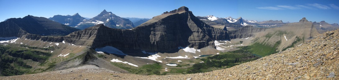 Mount James, Amphitheatre Mountain, and Little Amp