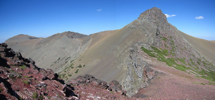 Mount James, Amphitheatre Mountain, and Little Amp